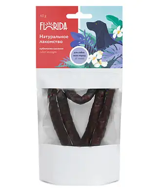 FLORIDA лакомство для собак Кубинские сосиски